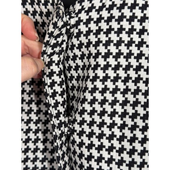 Liz Claiborne Womens Houndstooth Suit Jacket XL Black & White Career Business‎ - Picture 5 of 12